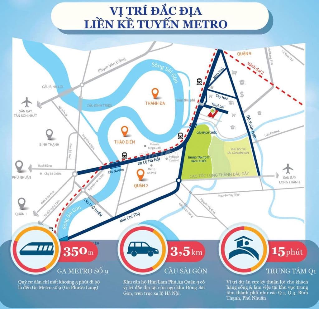 ĐẤT 218M2 NGANG 10 - ĐƯỜNG THỦY LỢI PLA Q9 - METRO THỦ ĐỨC