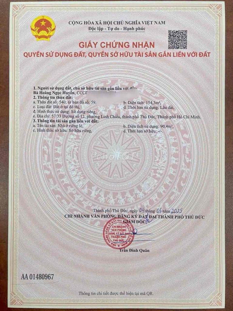 Bán Nhà Khu Vực Thủ Đức, Linh Chiểu - Ảnh 3