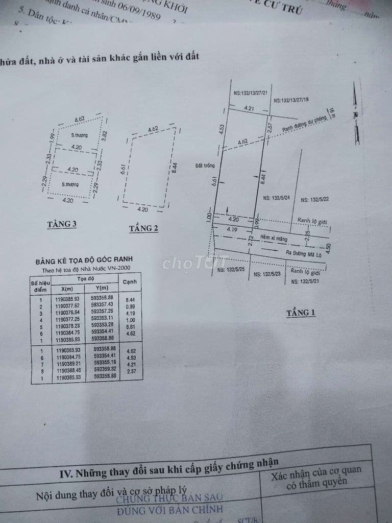 Chính chủ bán nhà mã lò -bình trị đông A Hẻm 3gác cụt.132/5/26 - Ảnh 2