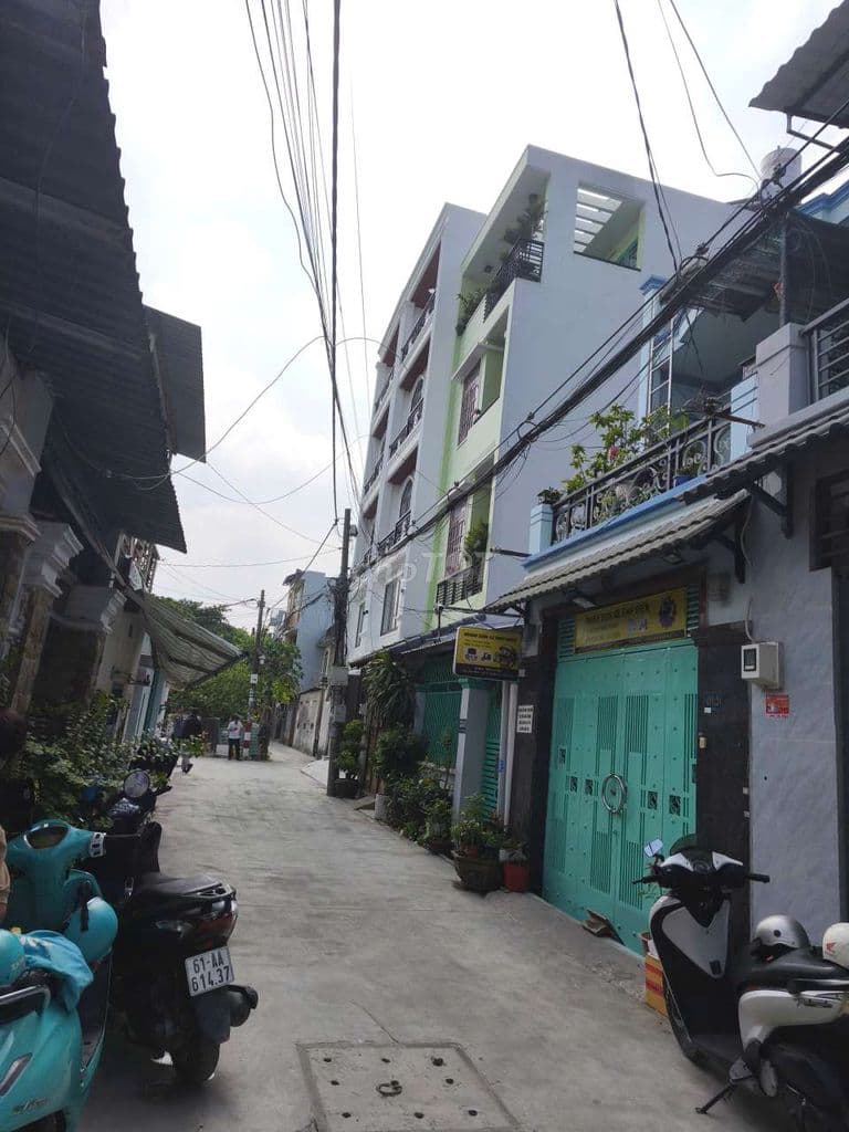hơn 4 Tỷ- Nhà Q12, Hẻm xe hơi 1 trục, Nhà DT 4x14m, khu phân lô