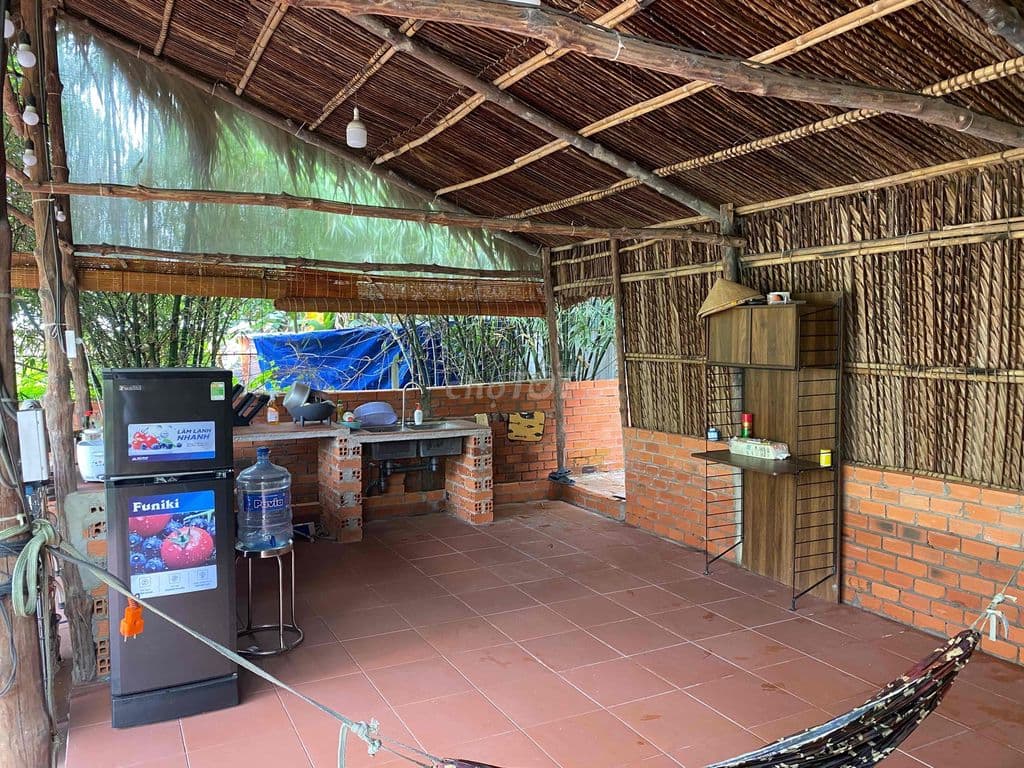 Lô đất vườn 227m2 có nhà chòi xã trung an,đường Sông Lu vào 300mét - Ảnh 2