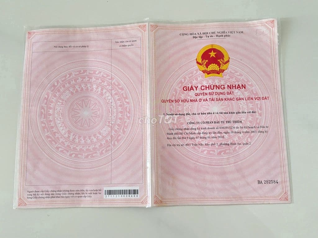 Bán đất nền đường số 7, Bình Trưng Đông, Quận 2: (65mm2) giá 6.5 tỷ - Ảnh 3
