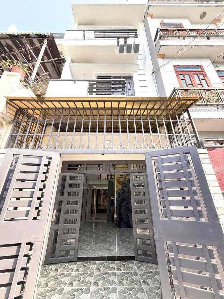 Nhà SHR sát Tô Ký - Nguyễn Ảnh Thủ - HXH Đúc 1 Trệt 3 Lầu 4m x 15m