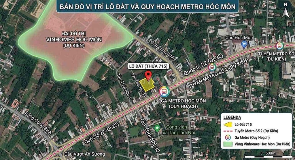 Bán lô đất đường xe tải Tân Thới Nhì - HM
