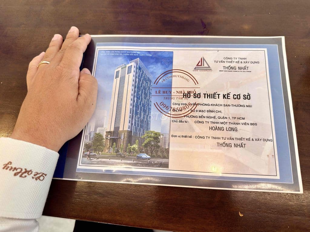 Đất Bến Nghé,Q1 (33 x 39m) - Gpxd 4 hầm 18 tầng - 1.250 tỷ (giá 2026)