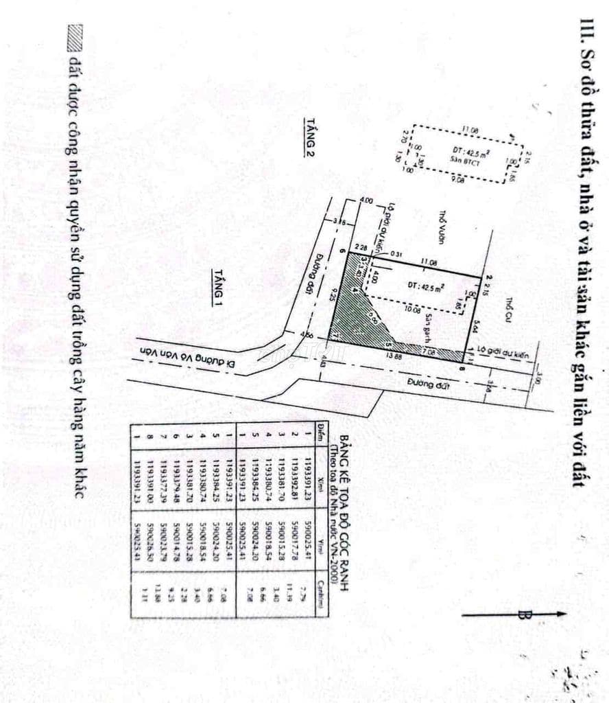 ban nha khu vực truc đường vo van vân