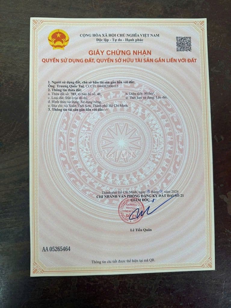 Bán đất đường Dương Công khi hxh 5x18m full thổ cư giá 2,45tỷ - Ảnh 3