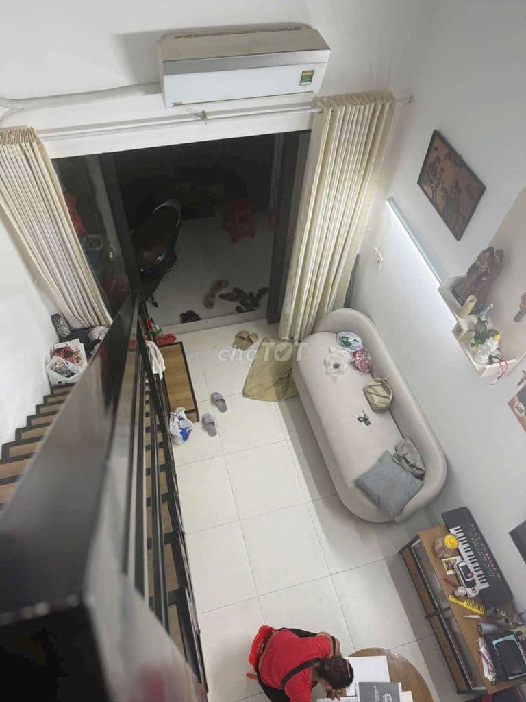 Nhà 4x24m, 1 trệt 1 lầu + 3phòng trọ gần Chợ - nhà thờ Trung Chánh - Ảnh 3