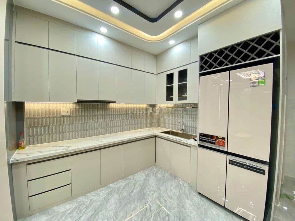 Nhà đúc thật, 3pn, có phòng dưới trệt, hẻm Lý thường Kiệt 2 tầng - Ảnh 2