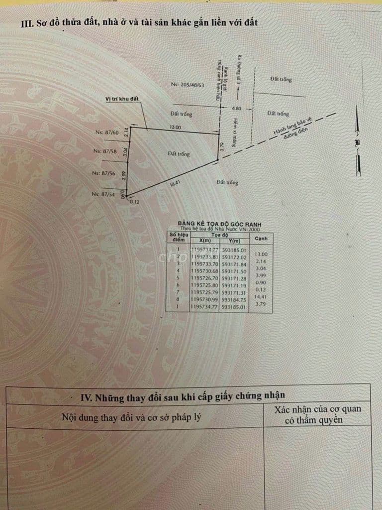 CHÍNH CHỦ BÁN ĐẤT Ở, RẺ NHẤT TPHCM, H5M XT 617 L.T.TẤN, P.BHH 4,3 TỶ - Ảnh 2