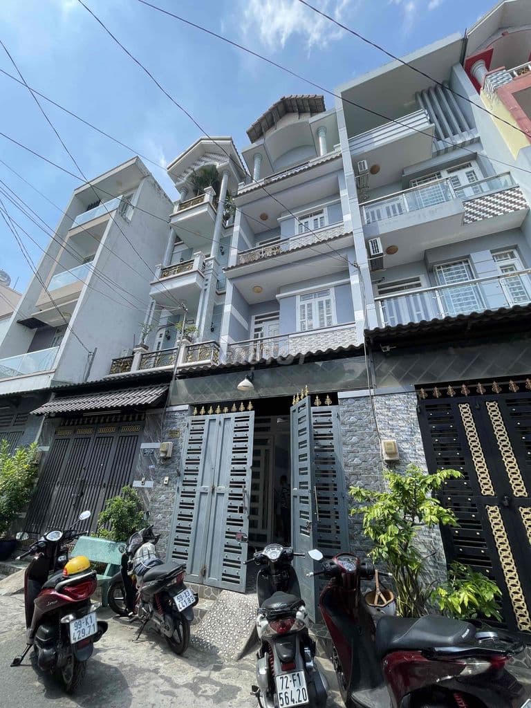 Nhà 2Mt Trước Sau Hẽm Xh Hương Lộ 2 , Bình Tân, 4 x 17 , 3.5 Tấm