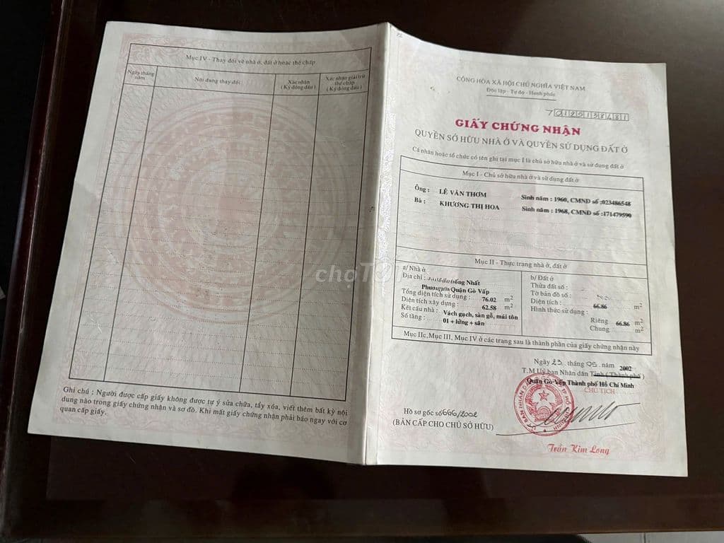 Chính chủ bán nhà hẻm xe hơi Thống nhất Gò Vấp diện tích 66,68m2 - Ảnh 2