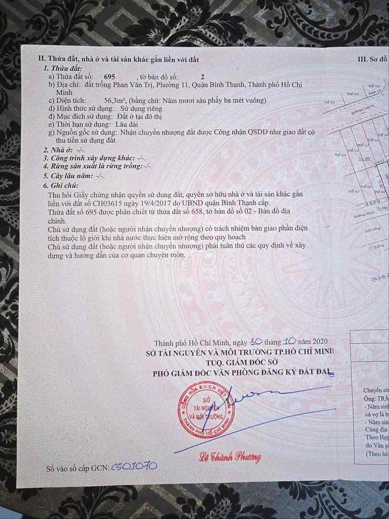 MẶT TIỀN 65m2 GỐC PHẠM VĂN ĐỒNG VÀ PHAN VĂN TRỊ - Ảnh 2