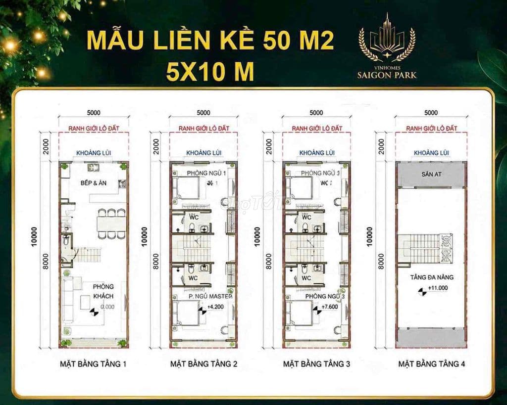 Sở hữu nhà liền kề Vinhomes SaiGon Park chỉ với 1,7 tỷ - Ảnh 2