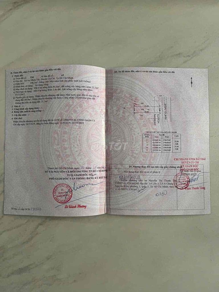 Chính Chủ Cần bán đất mt đường Góc Rưng xã An Nhơn