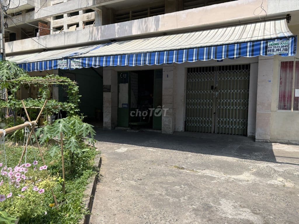 BÁN CĂN HỘ CHUNG CƯ NHIÊU LỘC, TẦNG TRỆT (DT 82,7m2), SỔ HỒNG RIÊNG