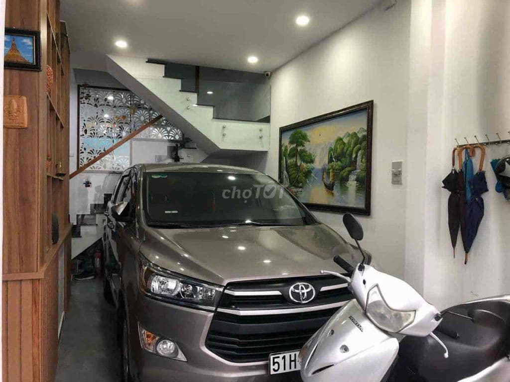 Oto ngủ trong nhà! Ngang 6,2m! Bán nhà 3 tầng trục Lê Quang Định, P11. - Ảnh 3