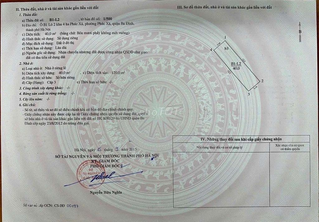 Bán nhà mặt phố ba đình - Ảnh 3