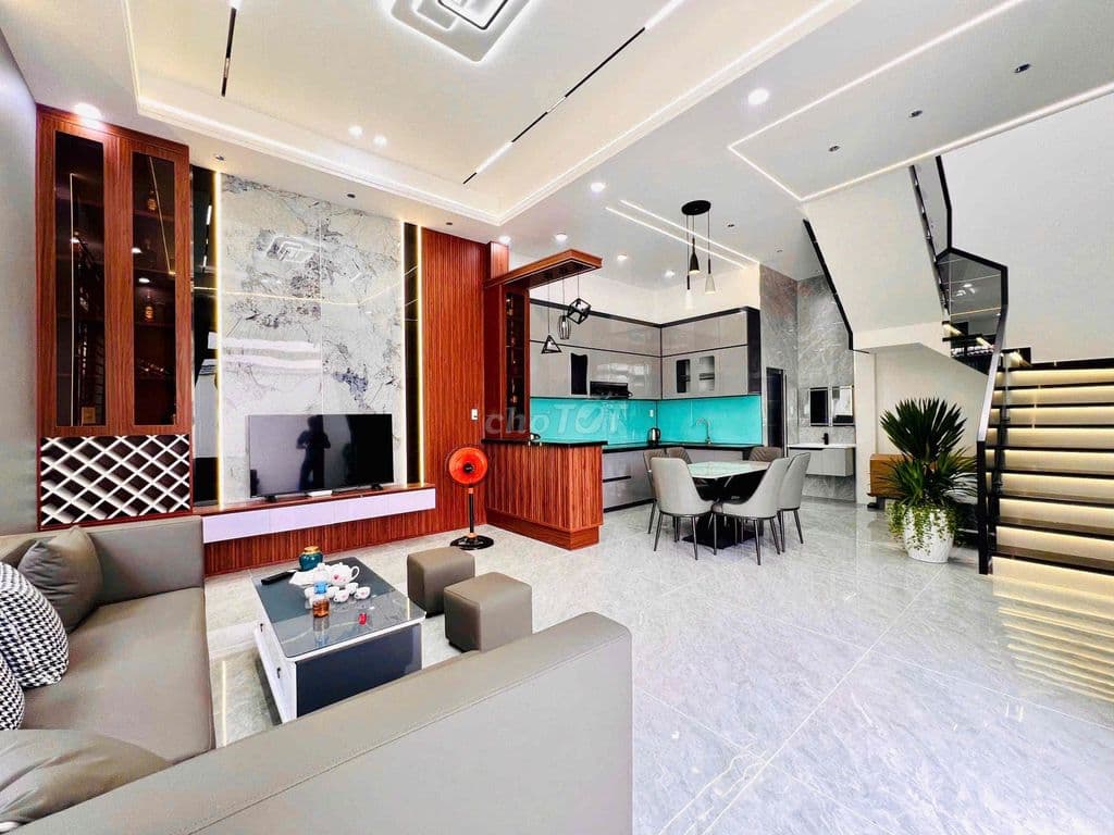 VILLA MINI FULL NỘI THẤT ĐÔNG THẠNH NGAY CHỢ GÀ MỚI XÂY - Ảnh 3
