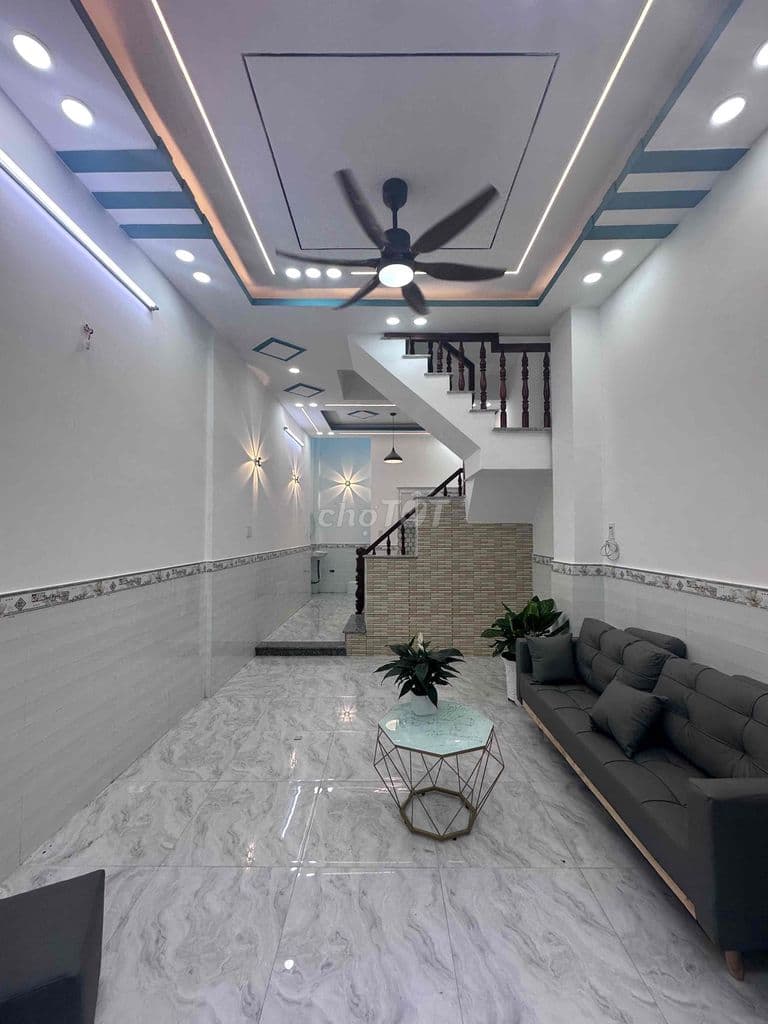 Bán nhà Hóc Môn 33,8m2, 2 phòng ngủ, 2wc 415tr - Ảnh 3