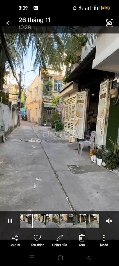 Bán nhà hẻm xe hơi đc: 560/28/1 trường Trinh tân bình 4.6x12m - Ảnh 2