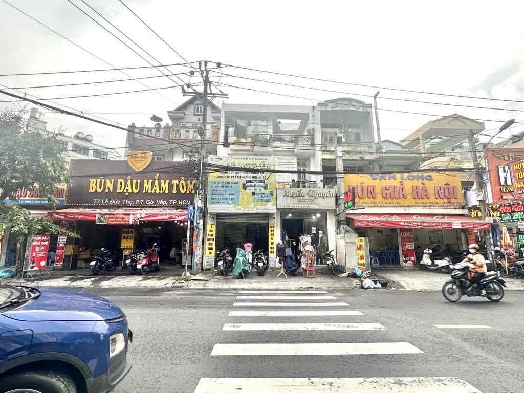 Mặt tiền Lê Đức Thọ,P7, khu cc26, bề ngang 7m có hầm