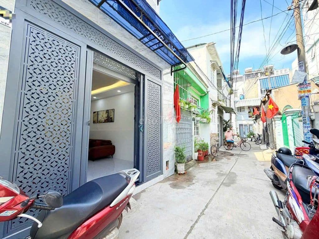 Nhà mới đẹp, sổ riêng, đường rộng (4x8) trệt, 1lầu, Tân Thới Hiệp, Q12 - Ảnh 2
