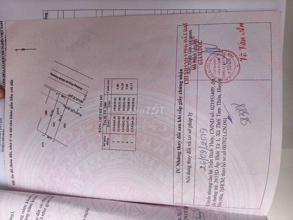 ĐẤT MẶT TIỀN HUỲNH MINH MƯƠNG,DT:100m2,SỔ HỒNG RIÊNG, CHỈ 3.2 TỶ