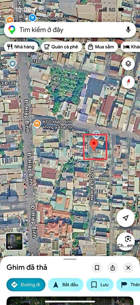 CHÍNH CHỦ - Bán Đất DT60m2 (6x10) - Hẻm ô Tô - Ngay Chợ Hiệp Bình