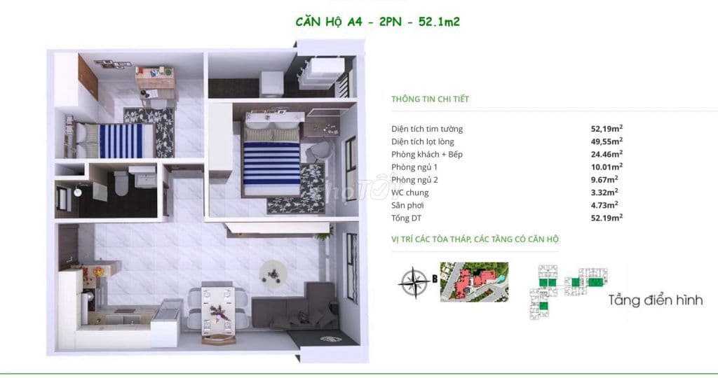 Bán nhanh giá siêu tốt Thủ Thiêm Garden sổ sẵn 2pn 1wc nội thất 2.8 tỷ - Ảnh 3