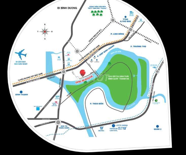 CHỦ CẦN BÁN CĂN 3PN VIEW HỒ BƠI CỦA CHUNG CƯ - Ảnh 2