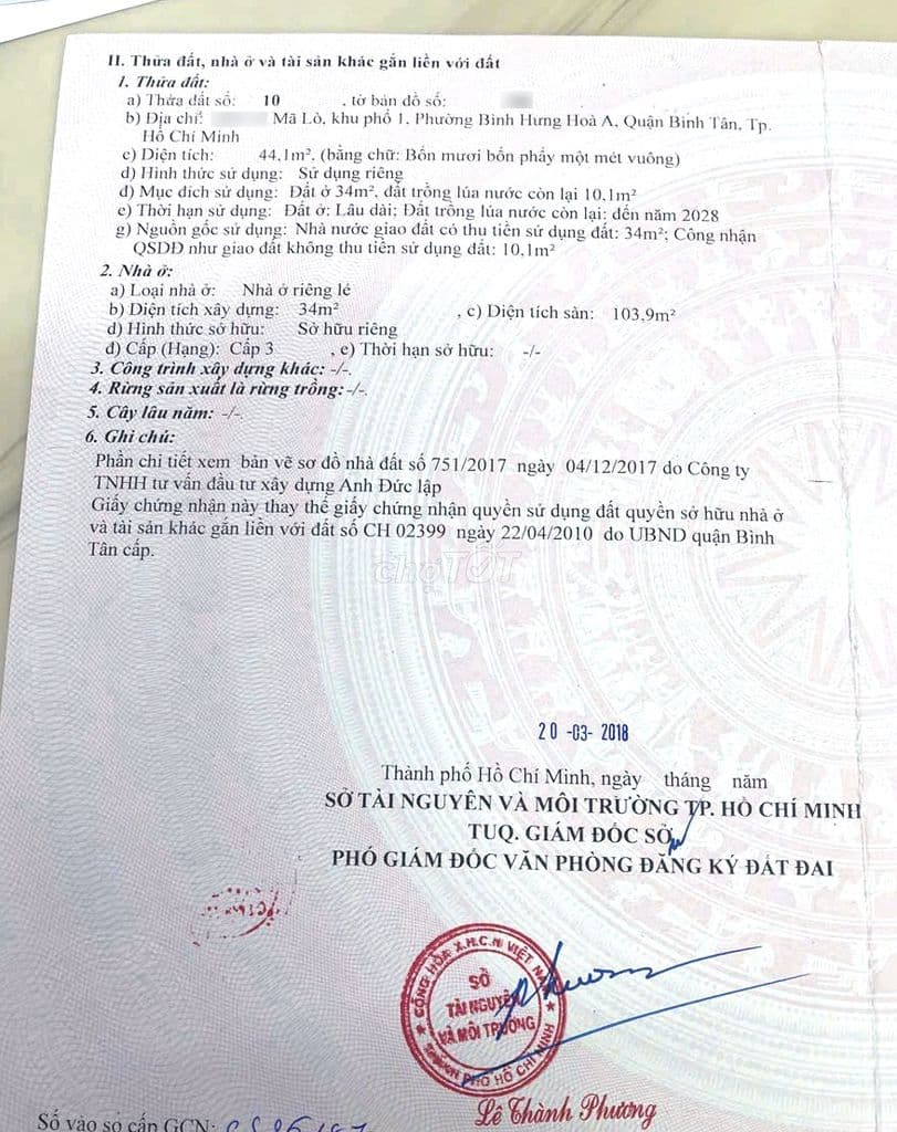 MT HẺM MÃ LÒ FUL NT CMT 20M - Ảnh 2