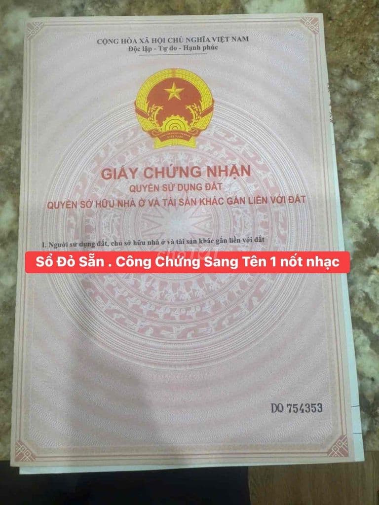 Bán Đất Nền Sổ Đỏ sẵn khu Phong Phú , Bình chánh đoạn Song Hành QL50