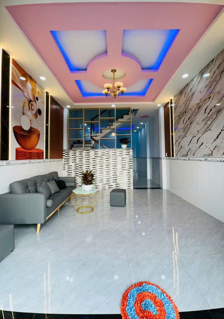 Nhà mới xây gần ngay chợ 4x12 Nguyễn văn bứa hóc môn - Ảnh 3