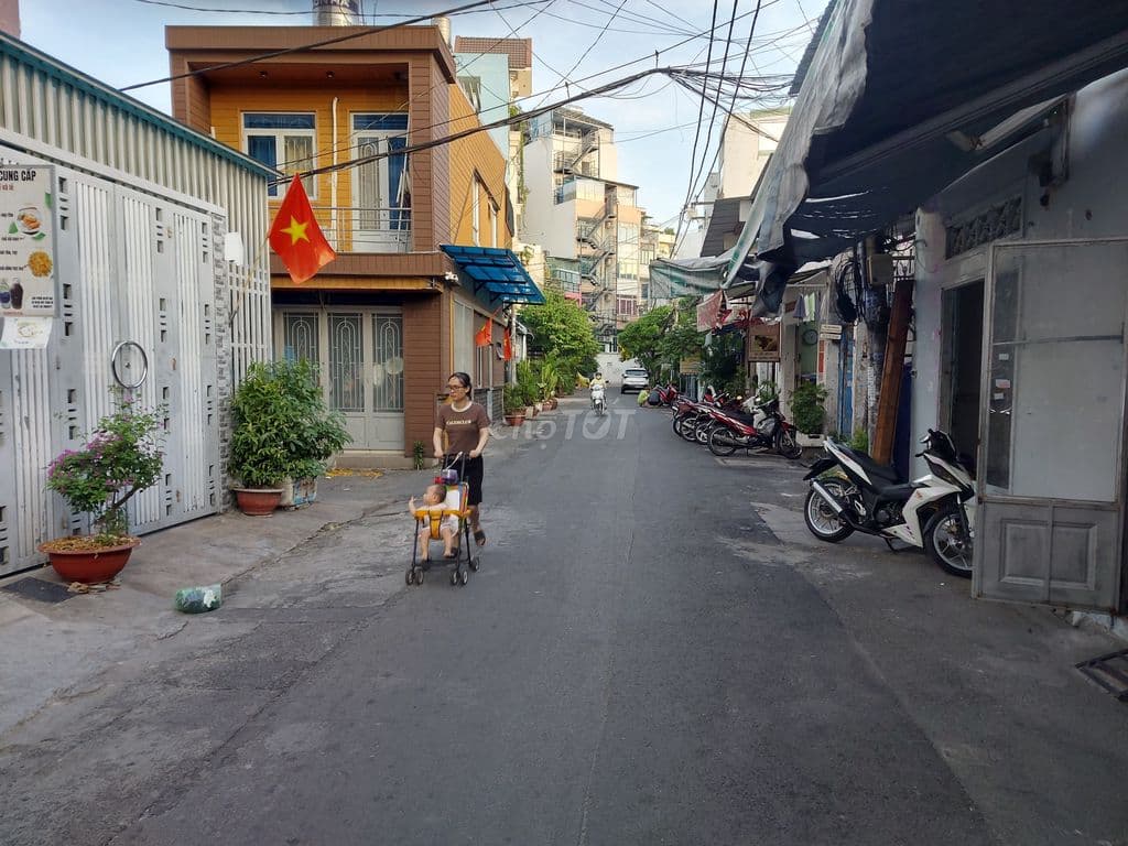 CHỈ 7,7 TỶ TL, ĐƯỜNG 10M NGUYỄN SỸ SÁCH, P.15, Q.TB, 4X15M, 4 TẦNG. - Ảnh 2