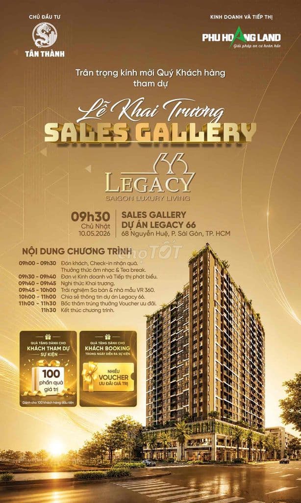 LEGACY 66 – KHẲNG ĐỊNH VỊ THẾ SỐNG TINH HOA