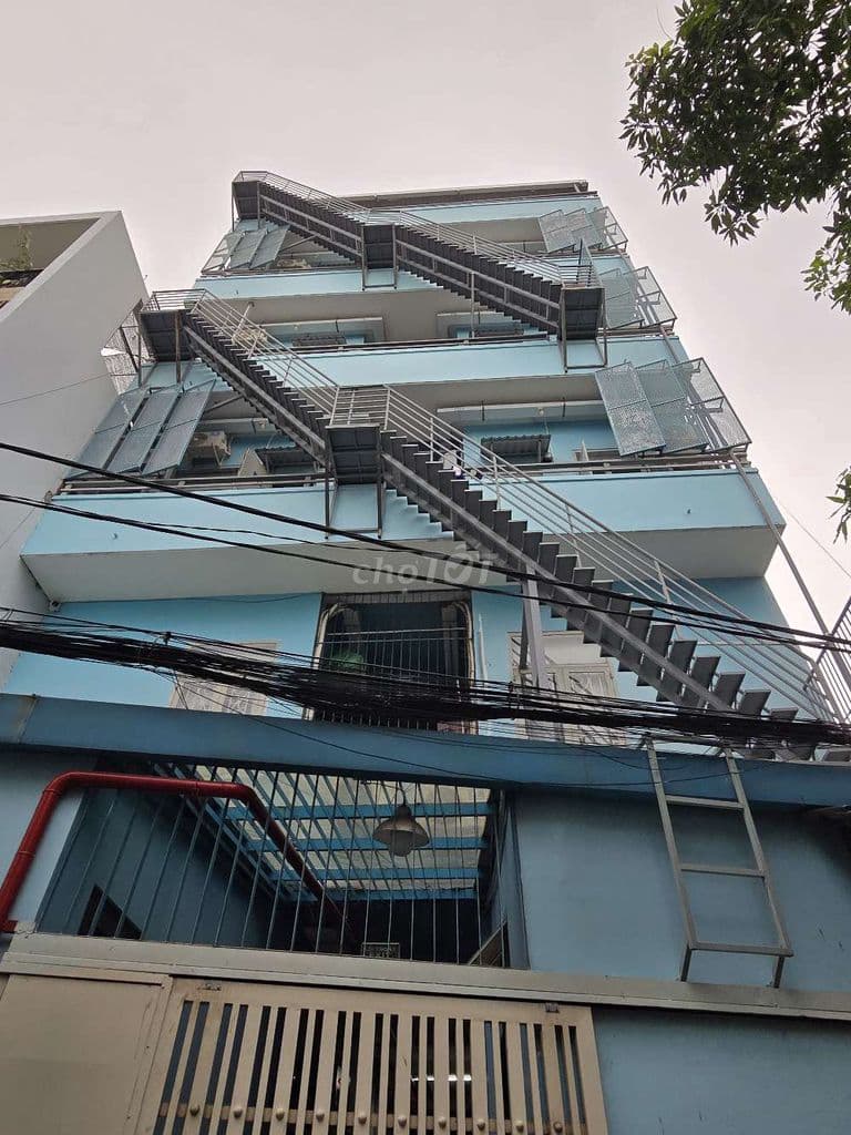 Ngang gần 8m GPXD Hầm 6 Tầng hẻm 7 chỗ quay đầu
