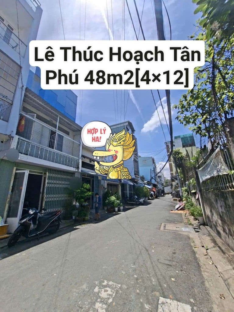 BÁN GẤP! HẺM 8M LÊ THÚC HOẠCH - NHỈNH 6 TỶ