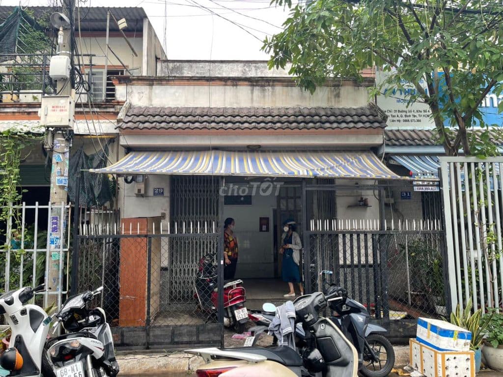 Nhà MTKD Đường Số 4, Tân Tạo A, Gần AEON Bình Tân, 5x20, 1 Lầu, 5.5 Tỷ