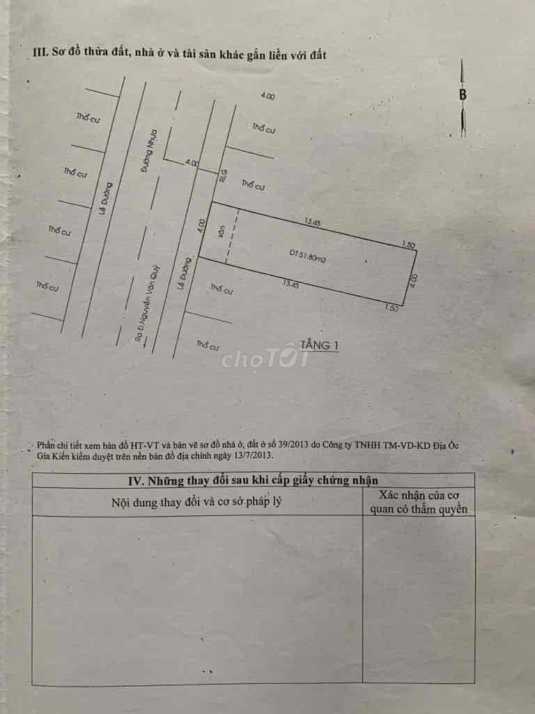 BÁN LÔ ĐẤT ĐẸP MT , 60M2 - ĐƯỜNG TRỌNG CUNG , QUẬN 7