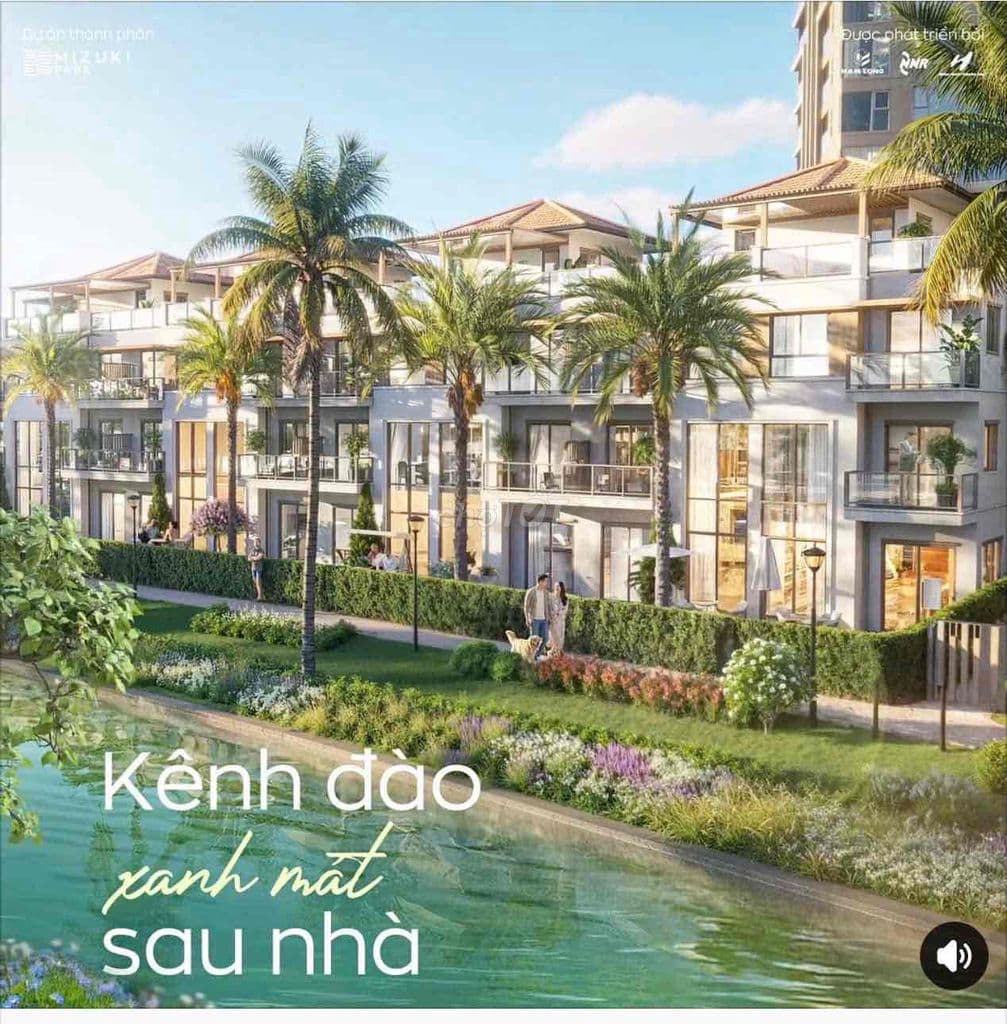 Nhà phố Mizuki Park - Mua trực tiếp CĐT Nam Long