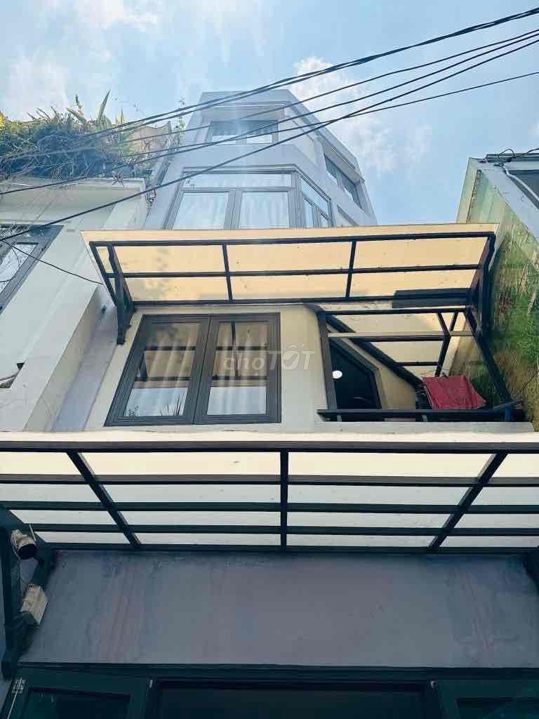 4 TẦNG - HẺM XE HƠI VÔ NHÀ - AN NINH