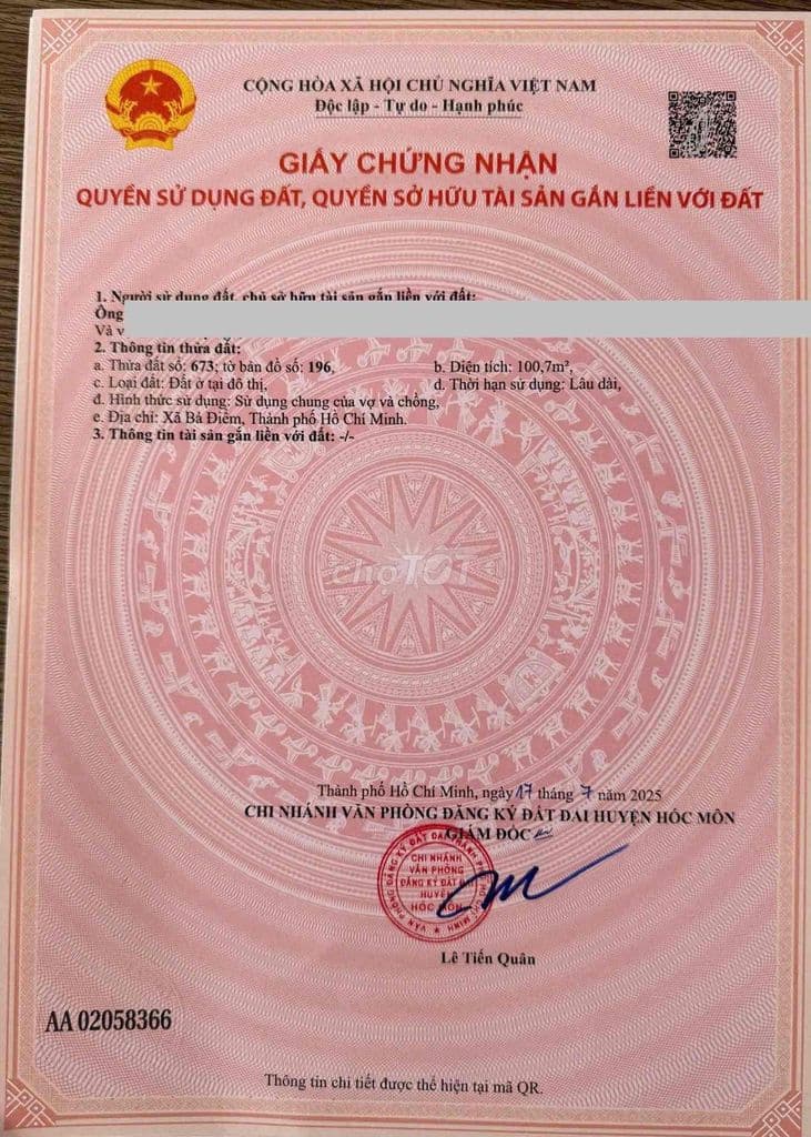 🔥Đất MT Nhựa 12m Thông-5X20m-1/ Phan Văn Hớn Vào 80m - Ảnh 3