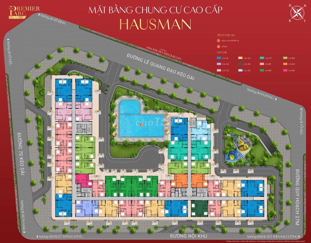 🏙️ CĂN 2PN NGÃ TƯ LÊ QUANG ĐẠO – GIÁ CHỈ 6 TỶ TẠI HAUSMAN