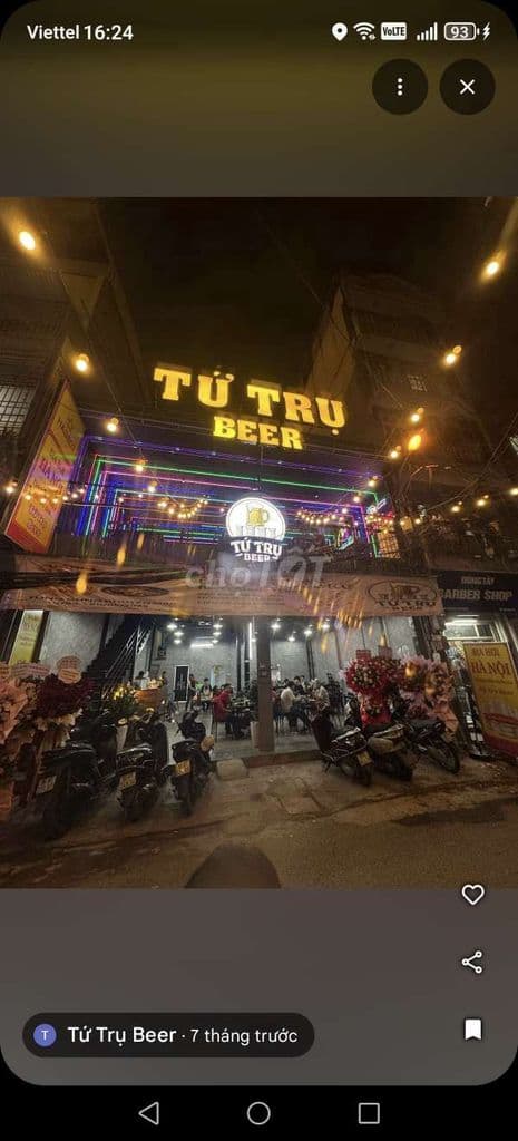 Mặt bằng kinh doanh 280 m phố Nguyễn chí Thanh