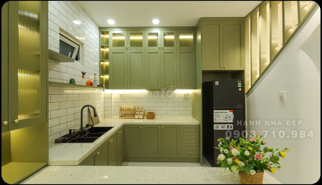 NHÀ MỚI GÒ VẤP 40M2 - 4 PN, 5 WC - 2 MẶT TIỀN TRƯỚC SAU - 6.268 TỶ