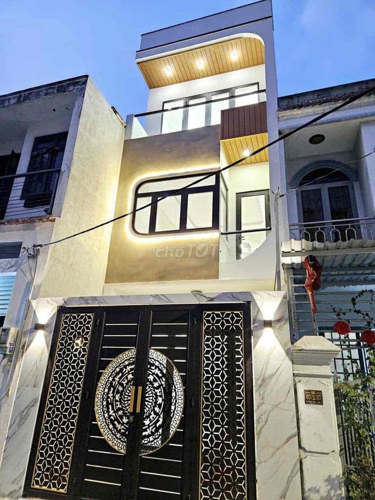 HẺM 7M - NHÀ 3 TẦNG XÂY MỚI