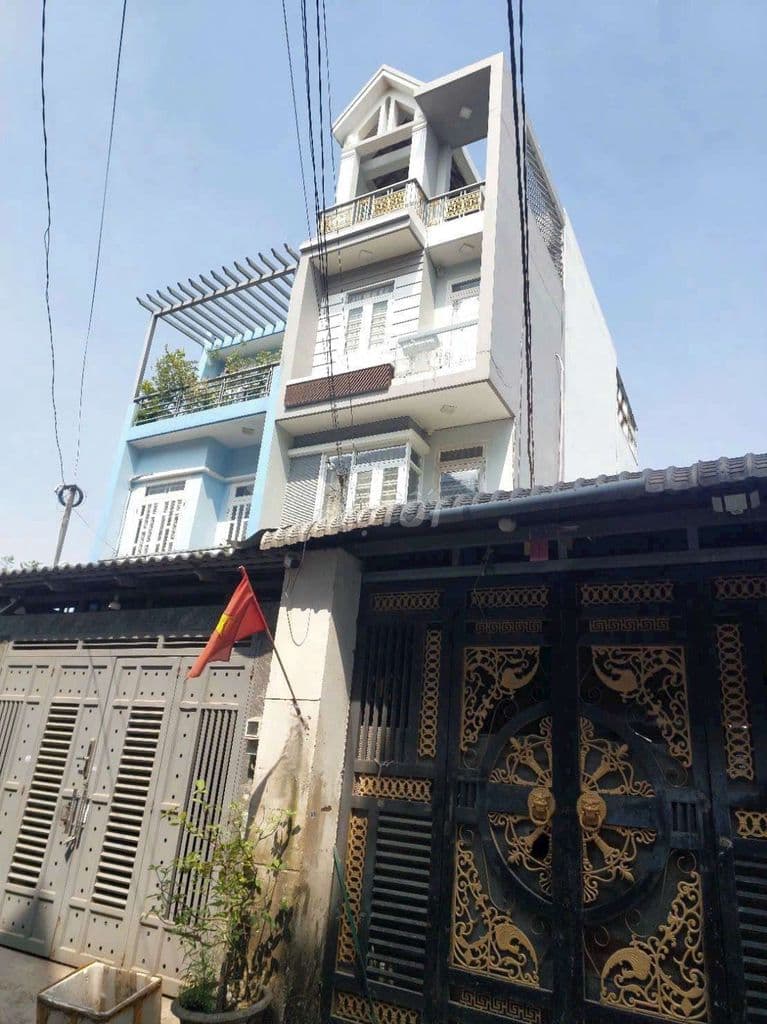 Nhà 4 lầu, 84m2 sau lưng TH Kim Đồng, hẻm thông kinh doanh. Chủ ngợp - Ảnh 2