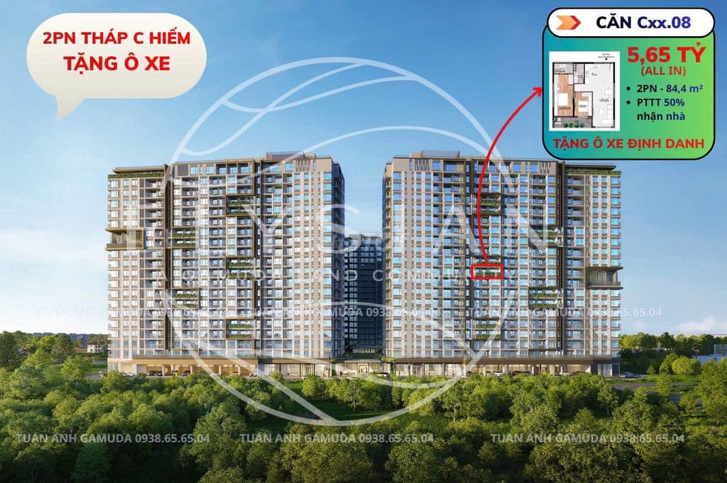 BÁN CĂN HỘ 2PN 82,40M2 TẶNG Ô XE ĐỊNH DANH- ELYSIAN.TTOÁN 50% NHẬN NHÀ - Ảnh 3