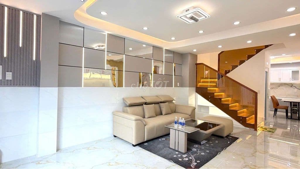 NHÀ MẶT TIỀN HẺM VỪA Ở VỪA KINH DOANH 3 TẦNG, SHR,HC HUỲNH TẤN PHÁT - Ảnh 3